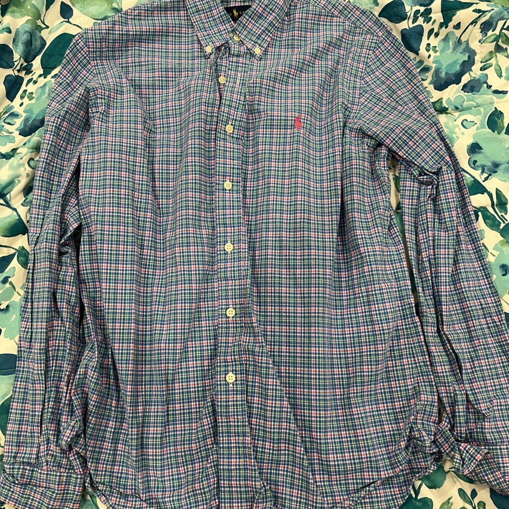 Ralph Lauren Multicolor Plaid Button-Down Shirt